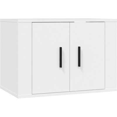 vidaXL Mueble para TV de Pared Blanco - 57x34,5x40 cm vidaXL Mueble para TV de Pared Blanco - 57x34,5x40 cm