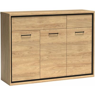 Mobilier1 - Cómoda Etrmoni 104, Luminoso Madera, Con Cajones Y Puertas, Número De Cajones: 0, 101x135x41cm Mobilier1 - Cómoda Etrmoni 104, Luminoso Madera, Con Cajones Y Puertas, Número De Cajones: 0, 101x135x41cm