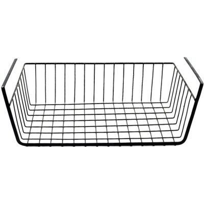 OEM Juego De 1 Cesta De Almacenamiento Bajo Estante, 40x26x14cm, En Acero Negro Mate. OEM Juego De 1 Cesta De Almacenamiento Bajo Estante, 40x26x14cm, En Acero Negro Mate.