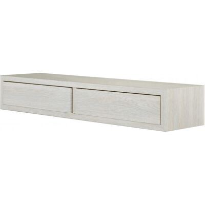 SANITEC Ahd Amazing Home Design - Estantería de pared con 2 cajones - Diseño moderno para salón SANITEC Ahd Amazing Home Design - Estantería de pared con 2 cajones - Diseño moderno para salón