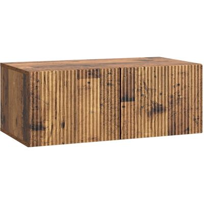 Mueble Para Tv De Pared Madera Envejecida 78,5 X 41 X 30 Cm Vidaxl Mueble Para Tv De Pared Madera Envejecida 78,5 X 41 X 30 Cm Vidaxl