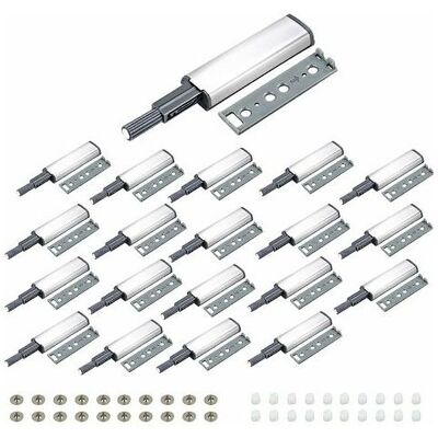 Ahlsen - 20 Cierres Magnéticos Para Puerta De Gabinete, Amortiguador Para Cajones De Gabinete, Abre Y Cierra La Puerta Con Presión Para Puerta De Gabinete, Cajón, Muebles Y Armario Ahlsen - 20 Cierres Magnéticos Para Puerta De Gabinete, Amortiguador Para Cajones De Gabinete, Abre Y Cierra La Puerta Con Presión Para Puerta De Gabinete, Cajón, Muebles Y Armario