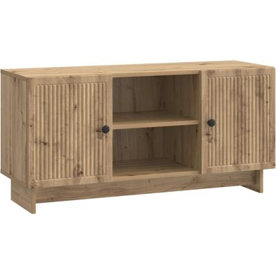 Mueble De Tv 102 X 34,5 X 50 Cm Roble Artisan Vidaxl Mueble De Tv 102 X 34,5 X 50 Cm Roble Artisan Vidaxl