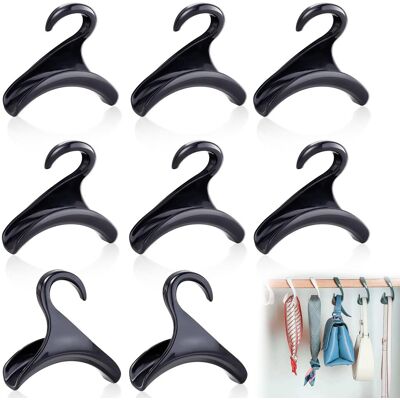OEM 8 Ganchos Para Bolsos Para Armario, Ganchos Para Bolsos Para Vestidor, Perchas Para Bolsos Para Almacenamiento, Ganchos Organizadores Para Bolsos, Bufandas Y Sombreros (negro) OEM 8 Ganchos Para Bolsos Para Armario, Ganchos Para Bolsos Para Vestidor, Perchas Para Bolsos Para Almacenamiento, Ganchos Organizadores Para Bolsos, Bufandas Y Sombreros (negro)