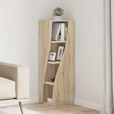 Vidaxl Armario De Esquina 32x32x102cm Madera De Ingeniería Vidaxl Armario De Esquina 32x32x102cm Madera De Ingeniería