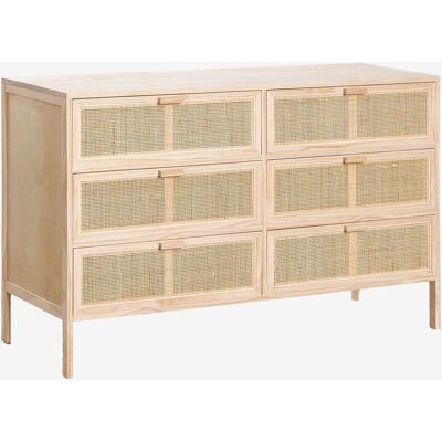 Cómoda En Ratán Y Madera Reyna Natural Kids Sklum Cómoda En Ratán Y Madera Reyna Natural Kids Sklum