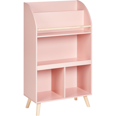 Beliani Estantería Infantil Rosa Pastel - 3 Estantes Beliani Estantería Infantil Rosa Pastel - 3 Estantes