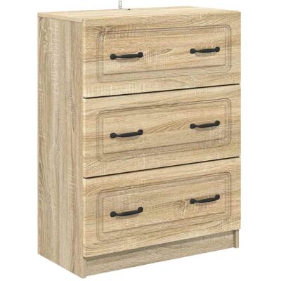 Cajonera Roble Sonoma 66 X 34,5 X 87 Cm Madera De Ingeniería Vidaxl Cajonera Roble Sonoma 66 X 34,5 X 87 Cm Madera De Ingeniería Vidaxl