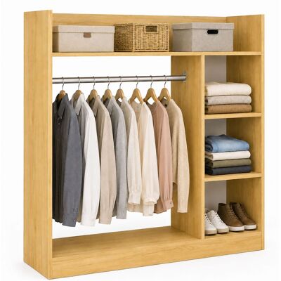 Perchero De Madera Con Estante Palosa M 115x118x35 - Vcm Perchero De Madera Con Estante Palosa M 115x118x35 - Vcm