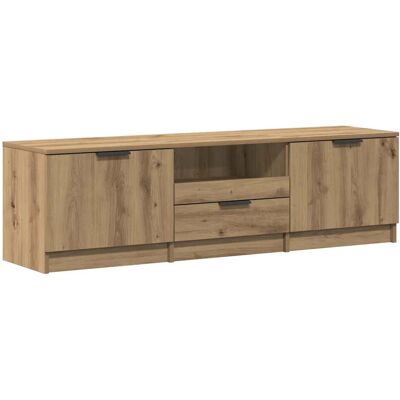 HELLOSHOP26 Mueble De Tv Moderno Con Almacenamiento 140 X 35 X 40 Cm Superficie Lisa Y Duradera En Roble Macizo Acabado Artesanal 020050945 HELLOSHOP26 Mueble De Tv Moderno Con Almacenamiento 140 X 35 X 40 Cm Superficie Lisa Y Duradera En Roble Macizo Acabado Artesanal 020050945