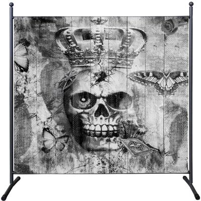 Quick-star - Biombo 180 x 180 cm skull - Separador de ambientes Quick-star - Biombo 180 x 180 cm skull - Separador de ambientes