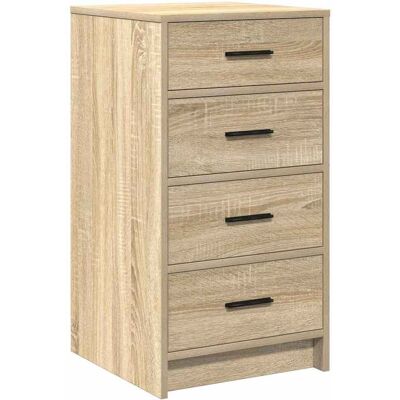 vidaXL Sonoma-Esche Sideboard - Mueble moderno de mediados de siglo vidaXL Sonoma-Esche Sideboard - Mueble moderno de mediados de siglo