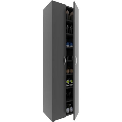 Armario para zapatos VCM Ulas 8 compartimentos - Mueble de almacenamiento para calzado Armario para zapatos VCM Ulas 8 compartimentos - Mueble de almacenamiento para calzado
