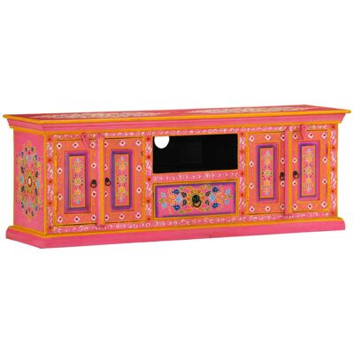 HELLOSHOP26 Mueble Tv Multimedia Estantería Para Televisión Buffet Para Televisión Comedor Salón Dormitorio Rosa 110 X 30 X 40 Cm Madera Maciza De Mango Rosa 020028289 HELLOSHOP26 Mueble Tv Multimedia Estantería Para Televisión Buffet Para Televisión Comedor Salón Dormitorio Rosa 110 X 30 X 40 Cm Madera Maciza De Mango Rosa 020028289