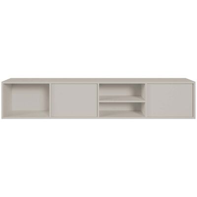 Selsey Sanva - Mueble Tv Suspendido Con 2 Puertas Y 3 Nichos - 200 Cm - Cachemira Selsey Sanva - Mueble Tv Suspendido Con 2 Puertas Y 3 Nichos - 200 Cm - Cachemira