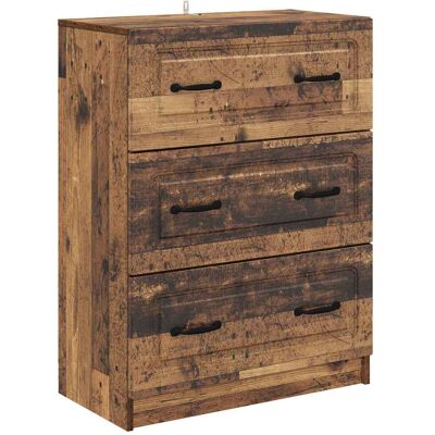 Cajonera Madera Envejecida 66 X 34,5 X 87 Cm Vidaxl Cajonera Madera Envejecida 66 X 34,5 X 87 Cm Vidaxl