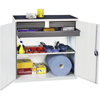 Stumpf Gabinete De Herramientas Y Materiales Serie 3000 Gris Claro + 2 Cajones 100 Mm + 1 Cajón 100 Mm Continuo + 1 Estante Extraíble - 3007307 Stumpf Gabinete De Herramientas Y Materiales Serie 3000 Gris Claro + 2 Cajones 100 Mm + 1 Cajón 100 Mm Continuo + 1 Estante Extraíble - 3007307