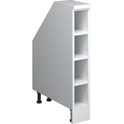 Armario Para Tejado Inclinado Rion, Blanco, 15 X 81.8 Cm Con 4 Compartimentos, Carcasa 60 Cm De Profundidad, Vicco Armario Para Tejado Inclinado Rion, Blanco, 15 X 81.8 Cm Con 4 Compartimentos, Carcasa 60 Cm De Profundidad, Vicco