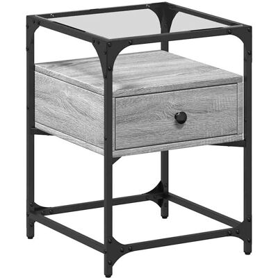 Vidaxl - Mesita De Noche Madera De Ingeniería Gris Sonoma 40x40x55 Cm Vidaxl - Mesita De Noche Madera De Ingeniería Gris Sonoma 40x40x55 Cm