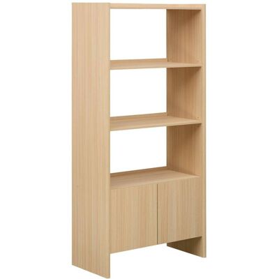 Estantería John Rectangular, 85 X 180 Cm, Color Beige - Atmosphera Créateur D'Intérieur Estantería John Rectangular, 85 X 180 Cm, Color Beige - Atmosphera Créateur D'Intérieur