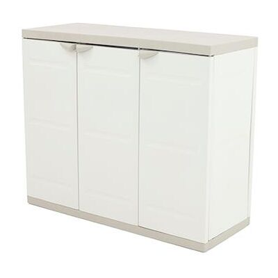 Armario de almacenamiento Plastiken Titanium - 3 Puertas 105cm Armario de almacenamiento Plastiken Titanium - 3 Puertas 105cm