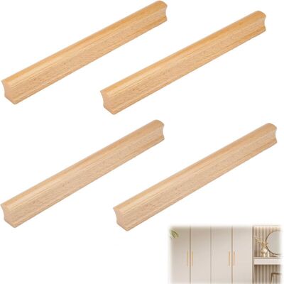 OEM Juego De 4 Tiradores De Madera Para Muebles, Tiradores Para Armarios, Separación Entre Orificios De 160 Mm, Tiradores Para Cajones De Cocina, Tiradores De Madera Maciza Para Puertas, Cajones Y Armario OEM Juego De 4 Tiradores De Madera Para Muebles, Tiradores Para Armarios, Separación Entre Orificios De 160 Mm, Tiradores Para Cajones De Cocina, Tiradores De Madera Maciza Para Puertas, Cajones Y Armario