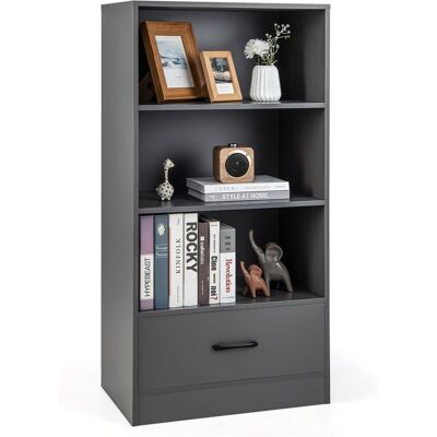 Estantería de 4 niveles Costway - Diseño clásico - Capacidad 90 kg Estantería de 4 niveles Costway - Diseño clásico - Capacidad 90 kg