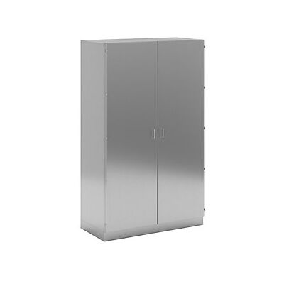 Kaiserkraft - Armario Alto De Acero Inoxidable Para Salas Blancas 2 Puertas Kaiserkraft - Armario Alto De Acero Inoxidable Para Salas Blancas 2 Puertas
