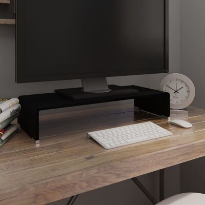 vidaXL Soporte de TV/Elevador de monitor Negro - Soporte de TV/Elevador de monitor vidaXL Soporte de TV/Elevador de monitor Negro - Soporte de TV/Elevador de monitor