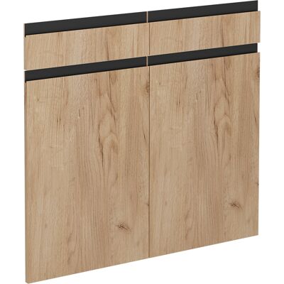Frente De Cocina R-line, Roble Dorado, 79.2 X 70.8 Cm Frente De Mueble Para Mueble Bajo Con Cajones, Vicco Frente De Cocina R-line, Roble Dorado, 79.2 X 70.8 Cm Frente De Mueble Para Mueble Bajo Con Cajones, Vicco