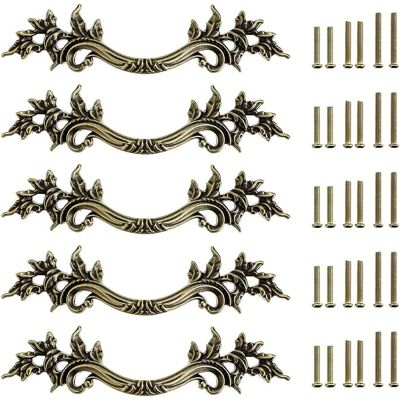 OEM Piezas De Manija De Puerta Vintage, Pomo De Puerta De Armario Retro, Para Decorar Cajones, Tocador, Armarios, Muebles, Etc. (bronce) OEM Piezas De Manija De Puerta Vintage, Pomo De Puerta De Armario Retro, Para Decorar Cajones, Tocador, Armarios, Muebles, Etc. (bronce)