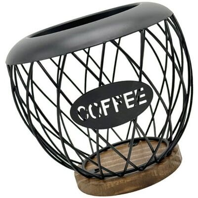 OEM Soporte Geométrico Para Cápsulas De Café, Estante De Almacenamiento Resistente De Hierro Y Madera, Ideal Para Encimeras, Cocinas Pequeñas Y Decoración De Oficinas - Negro OEM Soporte Geométrico Para Cápsulas De Café, Estante De Almacenamiento Resistente De Hierro Y Madera, Ideal Para Encimeras, Cocinas Pequeñas Y Decoración De Oficinas - Negro