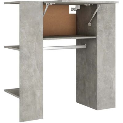 HELLOSHOP26 Armario De Pasillo Moderno Que Ahorra Espacio 97,5 X 37 X 99 Cm Diseño Elegante En Madera De Ingeniería Gris Hormigón 020047946 HELLOSHOP26 Armario De Pasillo Moderno Que Ahorra Espacio 97,5 X 37 X 99 Cm Diseño Elegante En Madera De Ingeniería Gris Hormigón 020047946