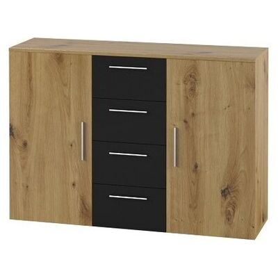 Cómoda IRINA de 2 puertas y 4 cajones - Colección IRINA Cómoda IRINA de 2 puertas y 4 cajones - Colección IRINA