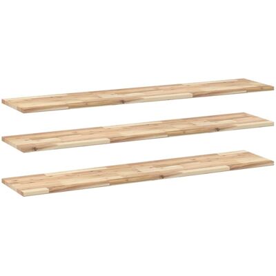 Estantes Flotantes 3 Uds Madera Acacia Sin Tratar 140x30x2 Cm Vidaxl Estantes Flotantes 3 Uds Madera Acacia Sin Tratar 140x30x2 Cm Vidaxl