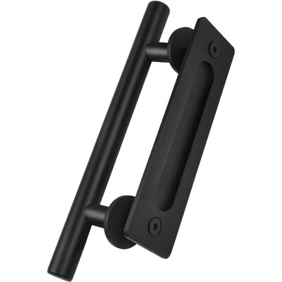 OEM Manija De Puerta Corrediza Retro De 30 Cm/11", Juego De Tiradores Y Manijas Empotradas De Acero Inoxidable Negro Para Puertas Corredizas De Madera. OEM Manija De Puerta Corrediza Retro De 30 Cm/11", Juego De Tiradores Y Manijas Empotradas De Acero Inoxidable Negro Para Puertas Corredizas De Madera.