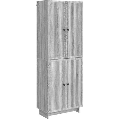 Juego De Armarios 2 Uds. Sonoma Gris Madera De Ingeniería Vidaxl Juego De Armarios 2 Uds. Sonoma Gris Madera De Ingeniería Vidaxl