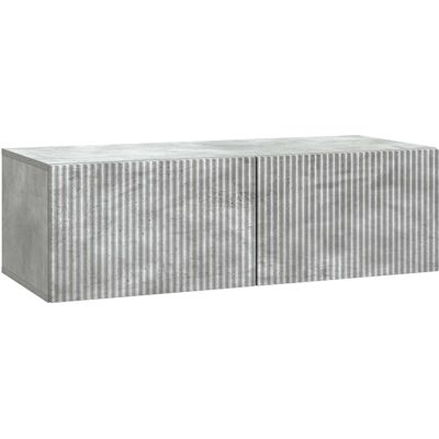 Mueble Para Tv De Pared Gris Hormigón 98 X 41 X 30 Cm Vidaxl Mueble Para Tv De Pared Gris Hormigón 98 X 41 X 30 Cm Vidaxl