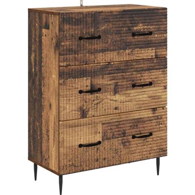 Cajonera Madera Envejecida 66 X 34,5 X 89,5 Cm Vidaxl Cajonera Madera Envejecida 66 X 34,5 X 89,5 Cm Vidaxl