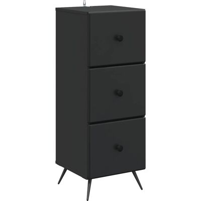 Cajonera Negro 33 X 34,5 X 90 Cm Madera De Ingeniería Vidaxl Cajonera Negro 33 X 34,5 X 90 Cm Madera De Ingeniería Vidaxl