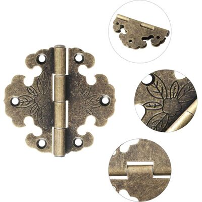 OEM 50 Bisagras Antiguas – Bisagras Decorativas – Mini Bisagras Retro – Bisagras Para Puertas – Bisagras De Bronce Vintage, Para Decorar Armarios, Puertas De Madera, Estanterías – Crezuo OEM 50 Bisagras Antiguas – Bisagras Decorativas – Mini Bisagras Retro – Bisagras Para Puertas – Bisagras De Bronce Vintage, Para Decorar Armarios, Puertas De Madera, Estanterías – Crezuo