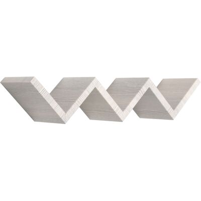 Estante de Pared SANITEC - Gris Shabby - Diseño Moderno - Carga 10kg Estante de Pared SANITEC - Gris Shabby - Diseño Moderno - Carga 10kg