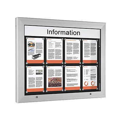 Certeo - Vitrina Apertura De Puerta 90° Hacia Arriba Para Formato Din Certeo - Vitrina Apertura De Puerta 90° Hacia Arriba Para Formato Din