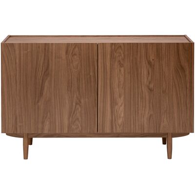 MILIBOO Aparador Vintage Acabado Madera Oscura Nogal 2 Puertas L120 Cm Sanaa MILIBOO Aparador Vintage Acabado Madera Oscura Nogal 2 Puertas L120 Cm Sanaa