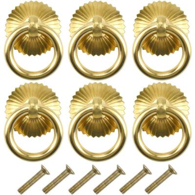 OEM Tirador De Mueble Vintage, Tirador De Anilla Para Cajón, Tiradores Antiguos, Pomo Para Armario De Cocina, Armario, Cómoda, Puerta (latón) - Crezuo OEM Tirador De Mueble Vintage, Tirador De Anilla Para Cajón, Tiradores Antiguos, Pomo Para Armario De Cocina, Armario, Cómoda, Puerta (latón) - Crezuo