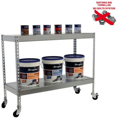Simonrack Ecoforte Mob. 1207-2 - Galvanizado - 975x1200x750 - 120 kg - Estantería Simonrack Ecoforte Mob. 1207-2 - Galvanizado - 975x1200x750 - 120 kg - Estantería