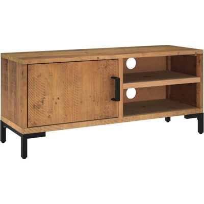 HELLOSHOP26 Mueble Tv Multimedia Estantería Televisión Aparador Salón Dormitorio 90 X 30 X 40 Cm Madera Maciza De Pino Marrón 020026332 HELLOSHOP26 Mueble Tv Multimedia Estantería Televisión Aparador Salón Dormitorio 90 X 30 X 40 Cm Madera Maciza De Pino Marrón 020026332