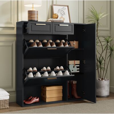 Zapatero Mueble Almacenamiento Con Estantes Ajustables Okmyhome Zapatero Mueble Almacenamiento Con Estantes Ajustables Okmyhome