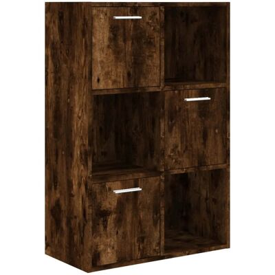 HELLOSHOP26 Armario De Almacenamiento Clásico Y Elegante 60 X 29,5 X 90 Cm Amplio Espacio De Almacenamiento Estilo De Diseño En Madera De Roble Ahumado 020048168 HELLOSHOP26 Armario De Almacenamiento Clásico Y Elegante 60 X 29,5 X 90 Cm Amplio Espacio De Almacenamiento Estilo De Diseño En Madera De Roble Ahumado 020048168
