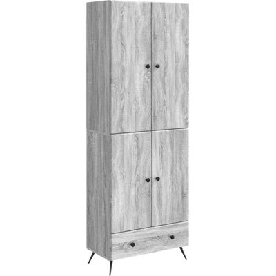 Juego De Armarios 2 Uds. Sonoma Gris Madera De Ingeniería Vidaxl Juego De Armarios 2 Uds. Sonoma Gris Madera De Ingeniería Vidaxl